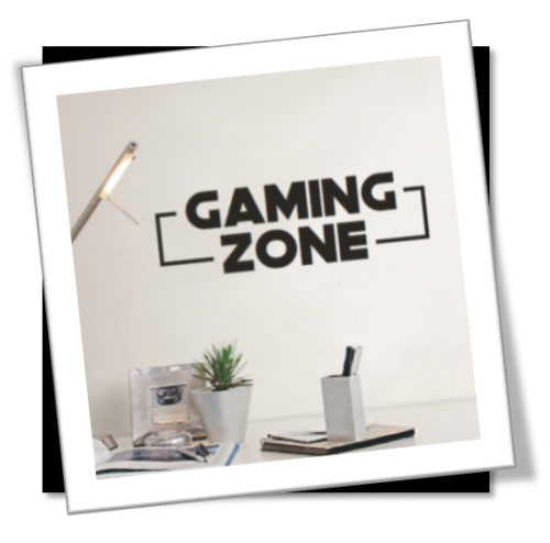 Vinyl Decals Wall Art Stickers - Gaming Zone