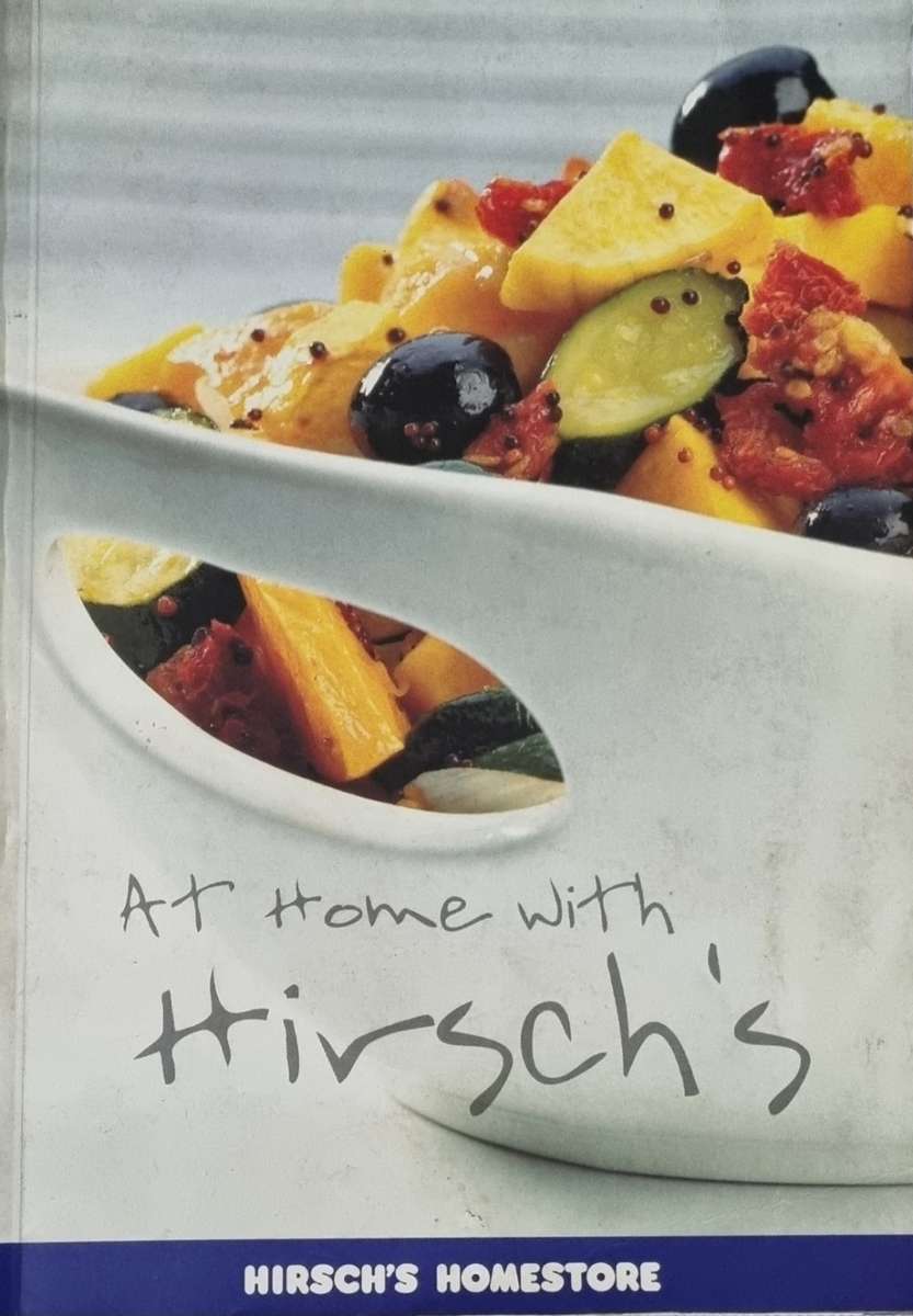 Books: AT HOME WITH HIRSCH Recipe Book