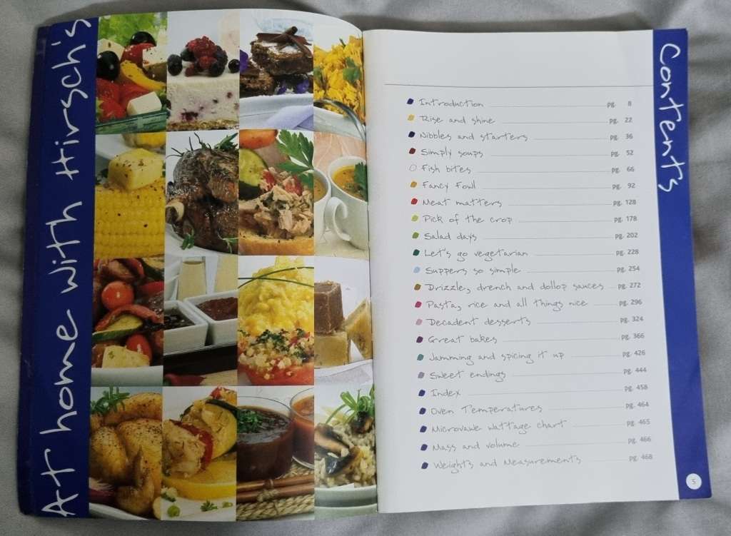 Books: AT HOME WITH HIRSCH Recipe Book