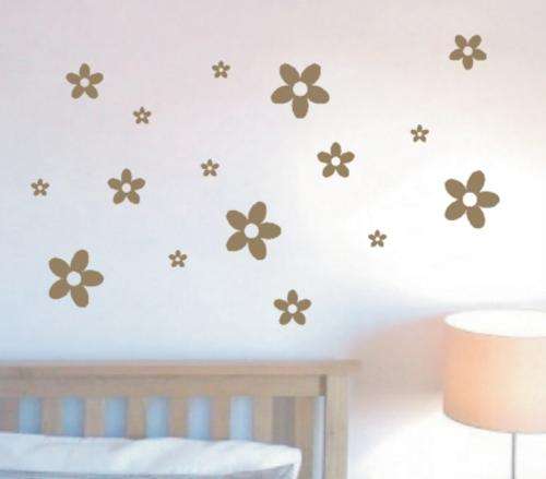 Vinyl Decals Wall Art Stickers - 26 Abstract Flowers
