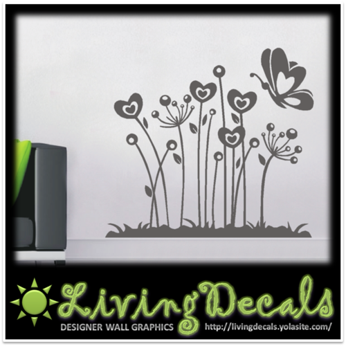 Vinyl Decals Wall Art Stickers - Love Garden