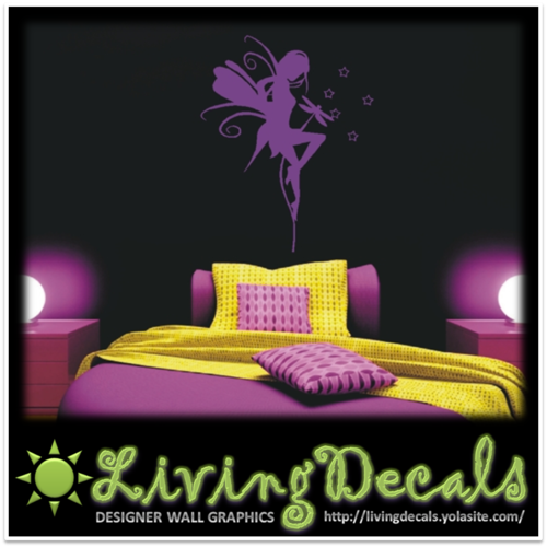 Vinyl Decals Wall Art Stickers - Abstract Fairy