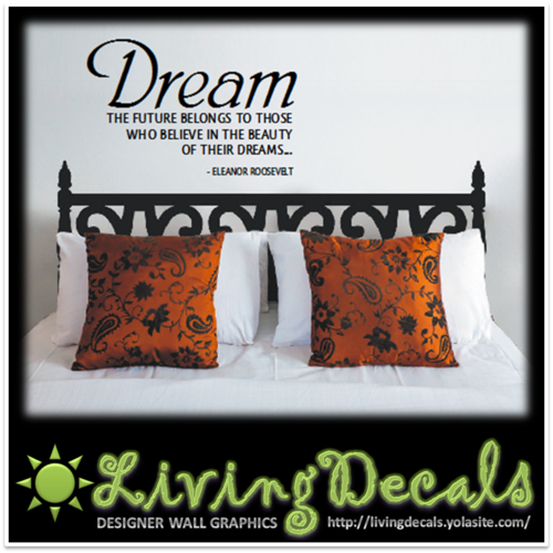 Vinyl Decals Wall Art Stickers - Dream Future