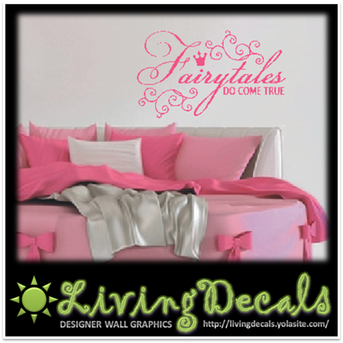 Vinyl Decals Wall Art Stickers - Fairytales Come True