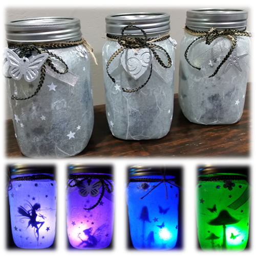 CONSOL LIGHT JARS: Fairies