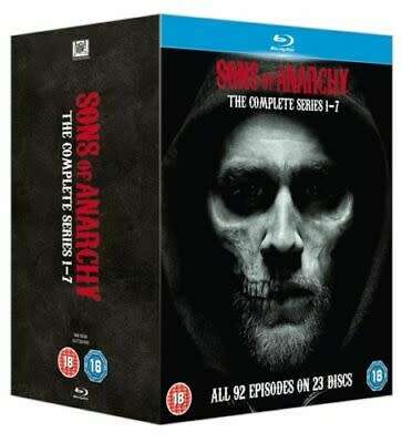 Sons of Anarchy the Complete Series Blu RAY [Season 1-7] ENDS AT 23:45