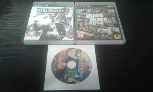 GTA episodes from liberty city, Naruto Shippuden, Dead Rising 2.   PS3