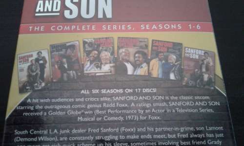 Sanford and Son Complete Series DVD`` Sealed boxset`  Over 3331 Minutes of laugs! (Holiday specials)