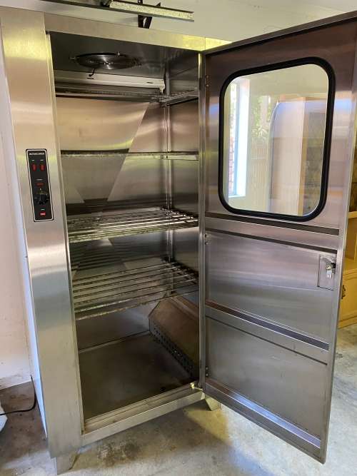 Stainless steel biltong dryer