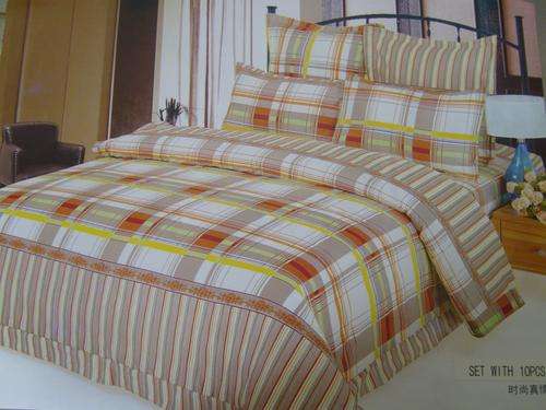 10 PICE QUEEN SIZE TOP QUALITY  WONDERFUL DUVET COVER SET