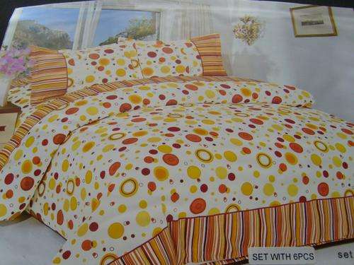 6 PICE QUEEN SIZE WONDERFUL DUVET COVER SET