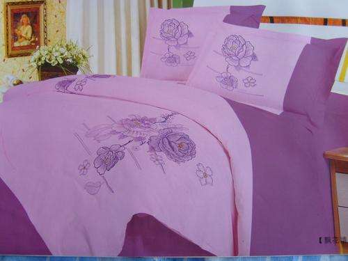 6 PIECE QUEEN SIZE WONDERFUL EMBROIDED DUVET COVER SET
