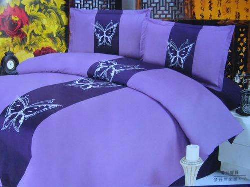 6 PIECE DOUBLE BED SIZE WONDERFUL EMBROIDED DUVET COVER SET