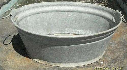 GALVANISED BATH