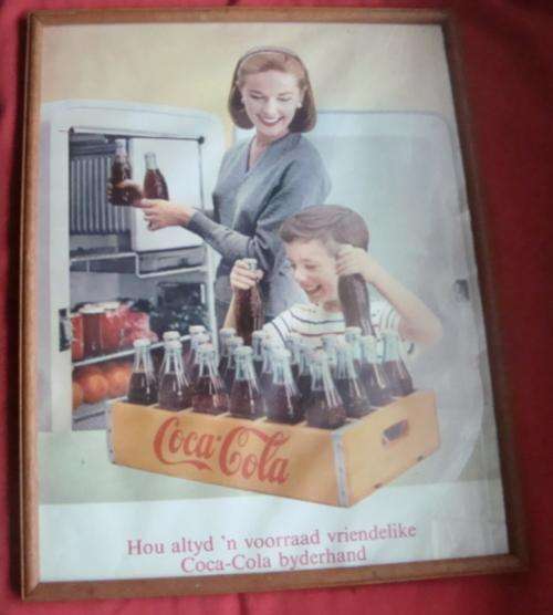 COCA COLA PICTURE IN FRAME