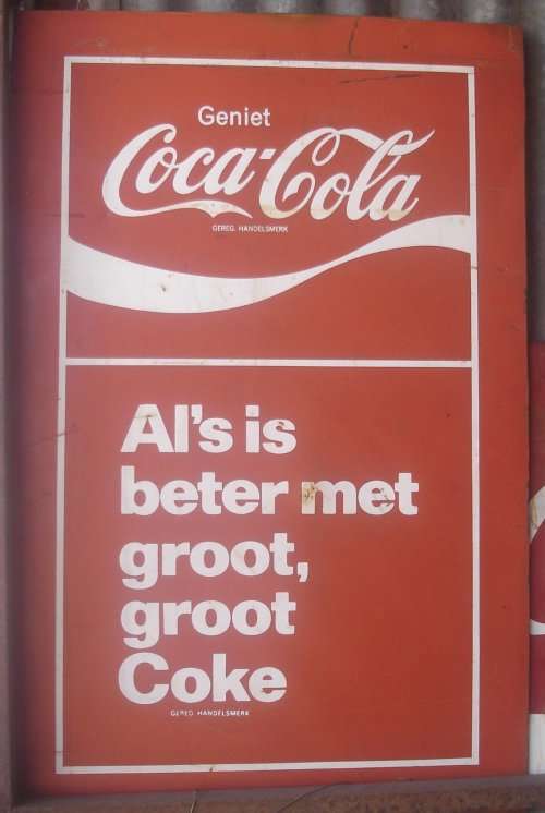 VINTAGE COCA COLA SIGN