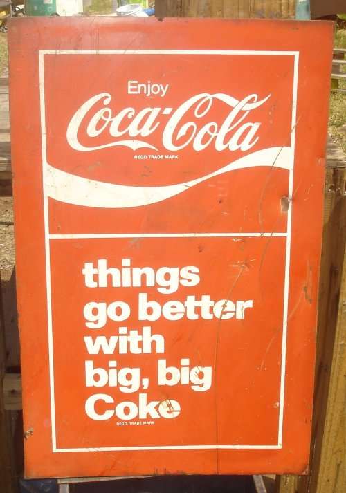 VINTAGE COCA COLA SIGN