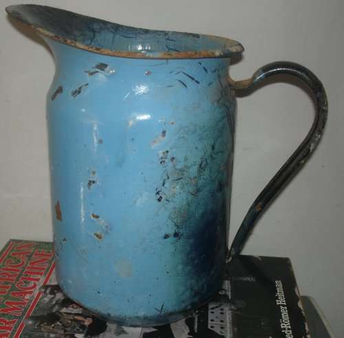 ENAMEL PITCHER