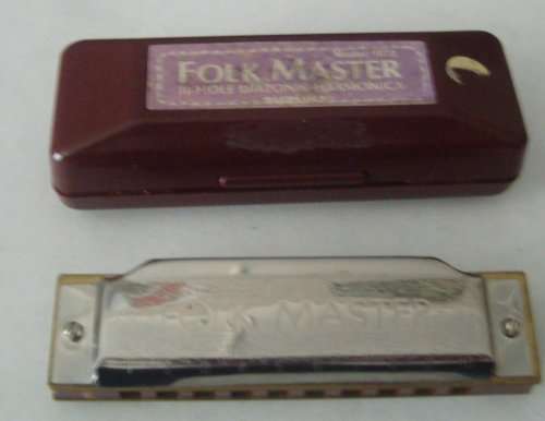 FOLK MASTER 10 HOLE DIATONIC HARMONICA