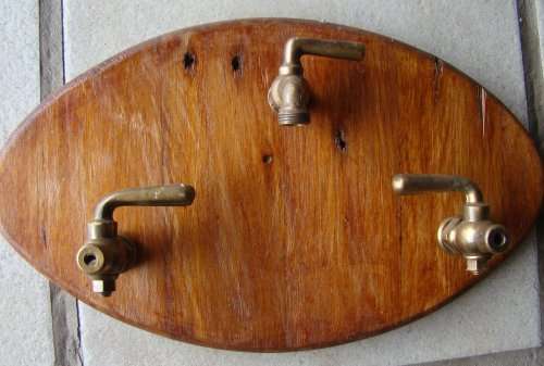 COPPER WATER TENDER TAPS X3