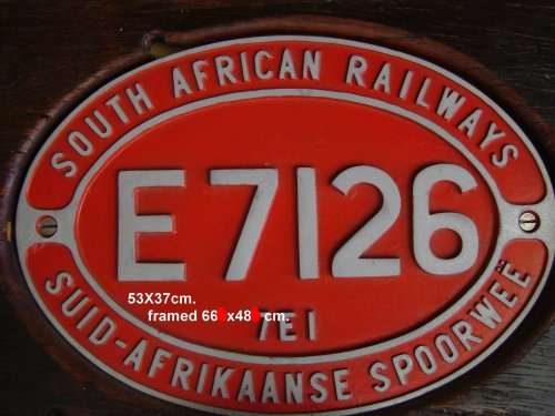 ELECTRIC LOCOMOTIVE SIDE PLATE