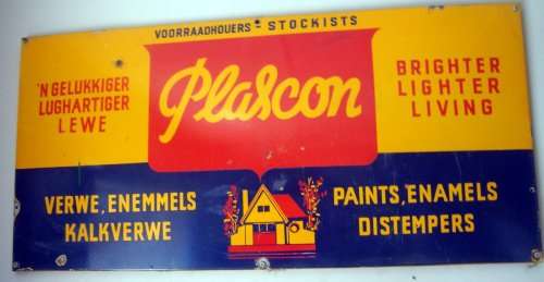 PLASCON PAINT  ENAMEL SIGN