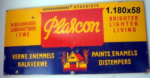 PLASCON PAINT  ENAMEL SIGN