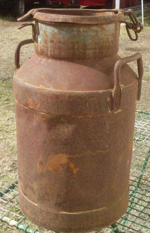 OLD RUSTED MILK CAN