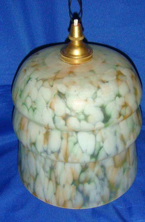 1930 s to 1950 s Glass Light Shade