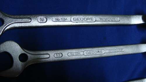 Gedore Swivel Head Spanner Set