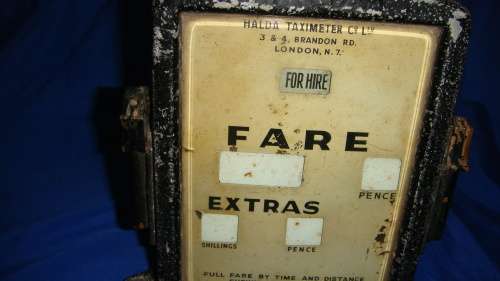 Vintage Halda Taxi Meter