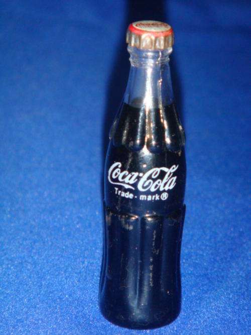 Small glass Coca Cola bottle
