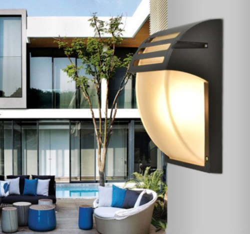 Outdoor Wall Lamp Light - Black