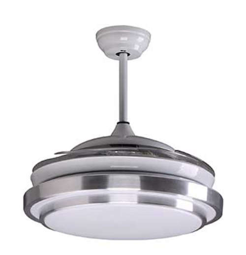 Remote Control Modern Auto Folding Invisible Ceiling Fan - 074