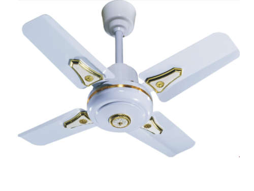 Compact 24 Inch Ceiling Fan - White