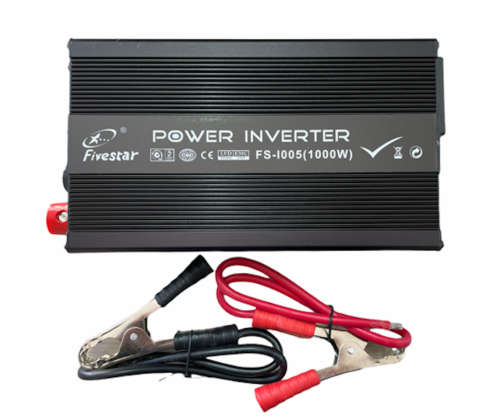 1000w 12v Black Inverter Modified Sine Wave