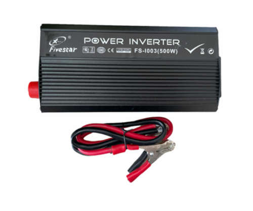 500w 12v Black Inverter Modified Sine Wave