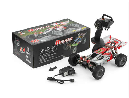 Wltoys 144001 High Speed 4WD Racing RC Car - Red