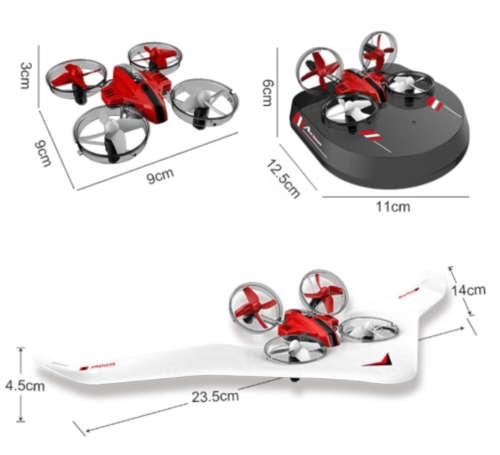 L6082 RC Drone, Airplane, Hovercraft 3 in 1