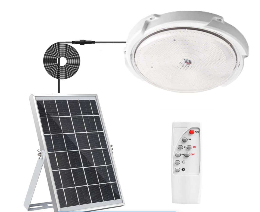 50W Solar Ceiling Light with Remote Control