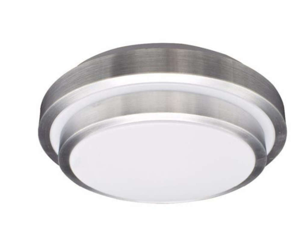 2 Pack - 40cm Ceiling Light - Double Silver - 36w