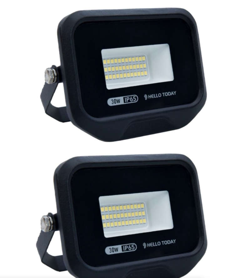 2 Pack outdoor Floodlights 30w
