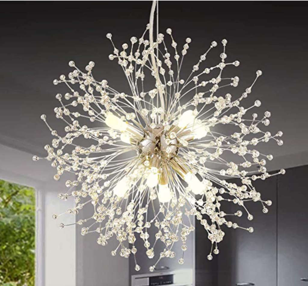 Crystal Fireworks Pendant Light