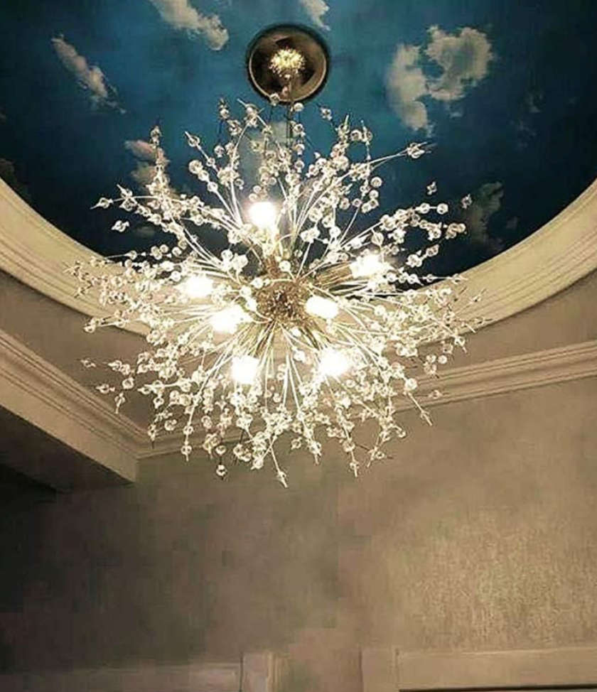 Crystal Fireworks Pendant Light