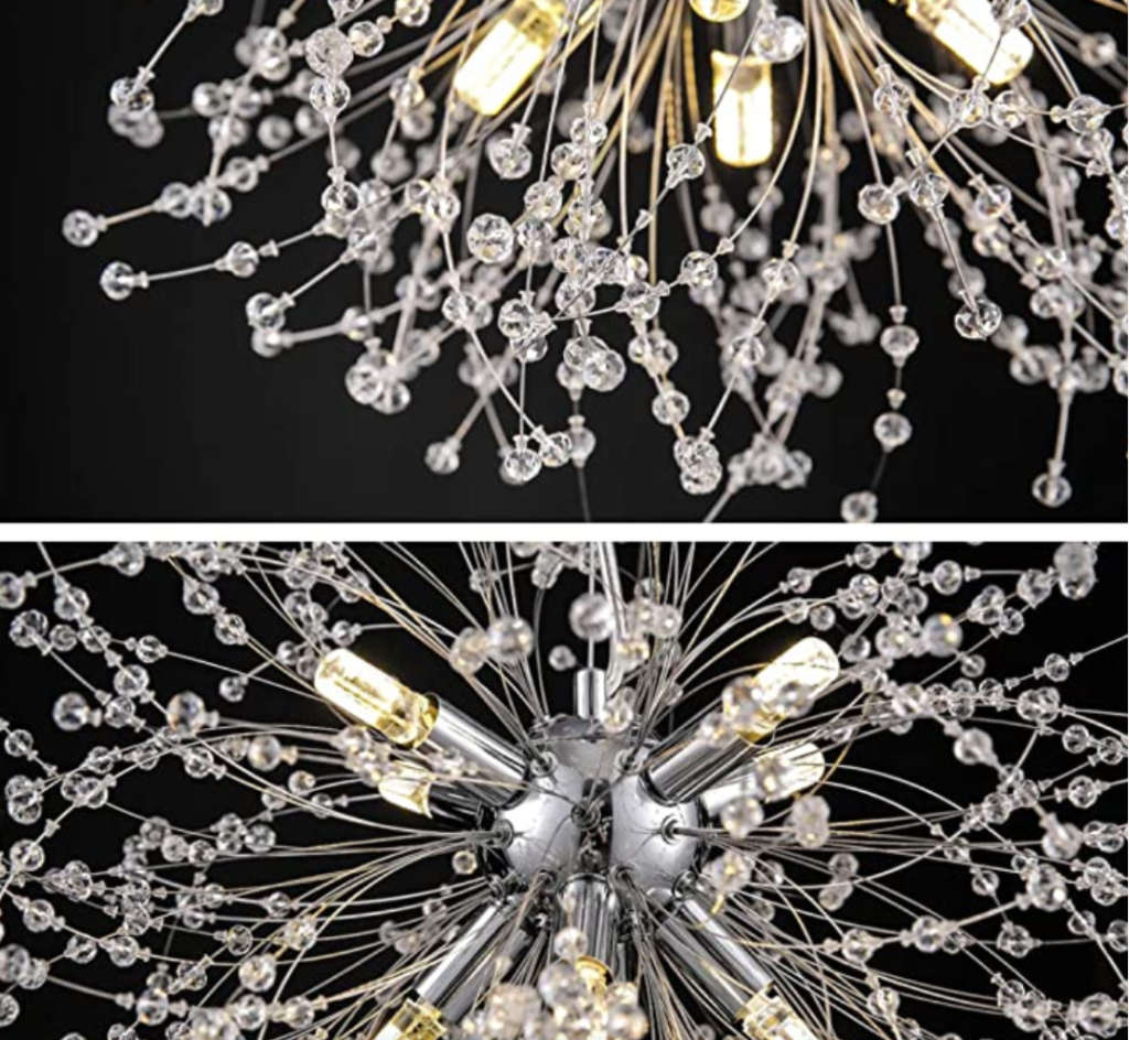 Crystal Fireworks Pendant Light
