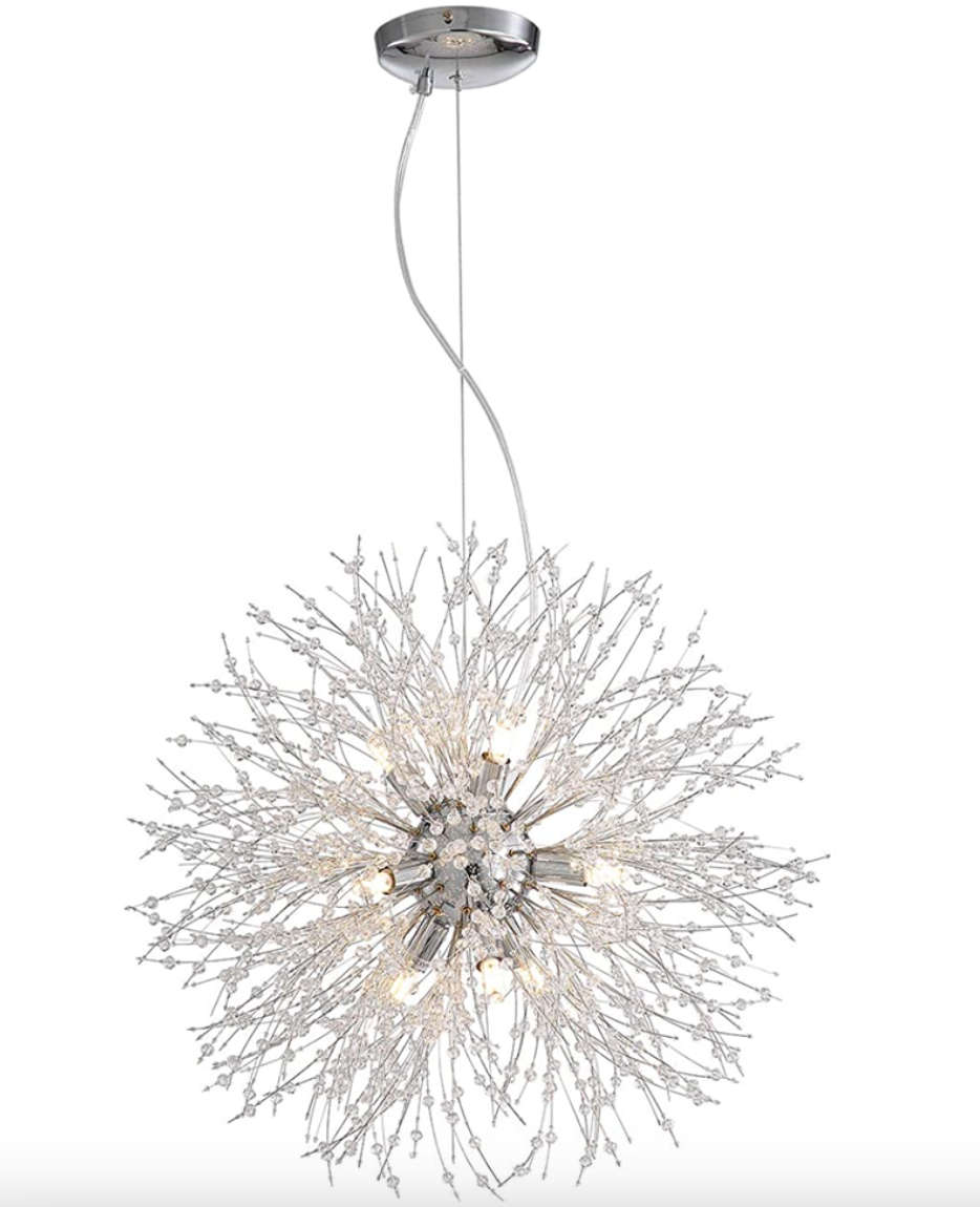 Crystal Fireworks Pendant Light