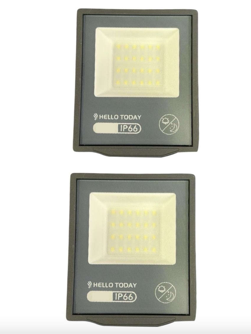 2 Pack - 30w Day Night Sensor LED Floodlight IP66