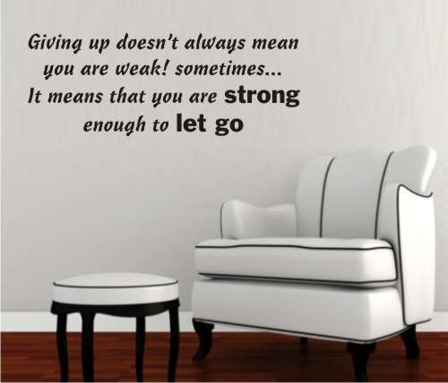 Vinyl Decal - Giving Upl  - Inspirational Quote - Wall Art