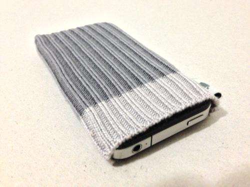 * iPhone Sock for iPhone 4S/4G/3GS/3G/iPod Touch * Grey * Free Shipping! *