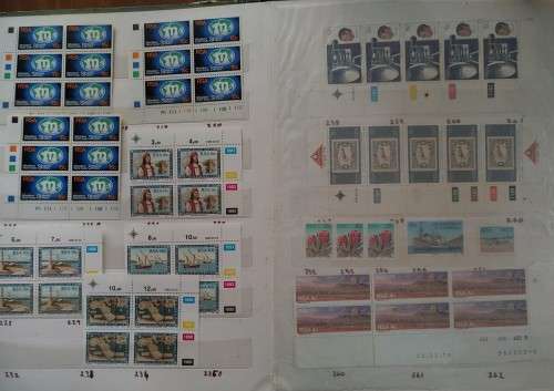 LARGE STOCKBOOK FILLED WITH SA AND UNION BLOCKS / STRIPS / PAIRS - SEE SCANS and READ BELOW